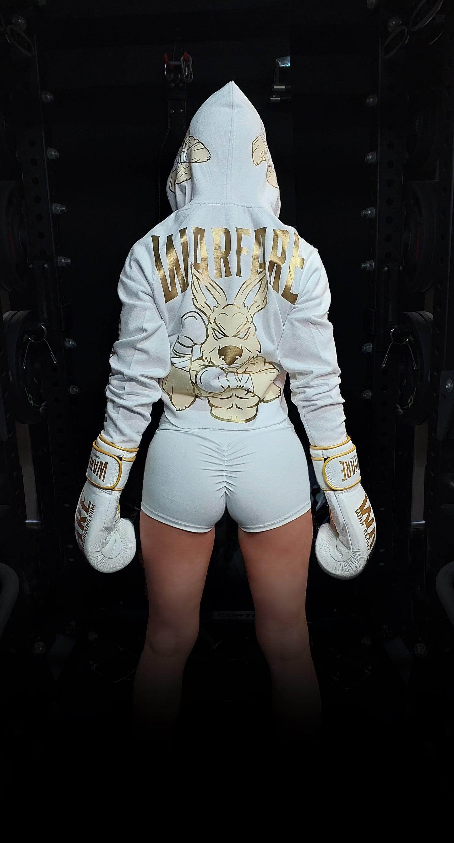 Ladies Warfare Hoodie - Crop Long Sleeve
